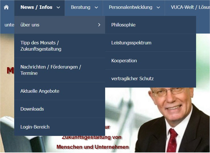 Schaubild zur Navigation